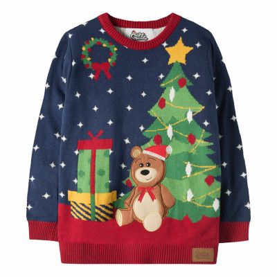 Nallebjörn Jultröja för Barn - 10-12 år (146/152)