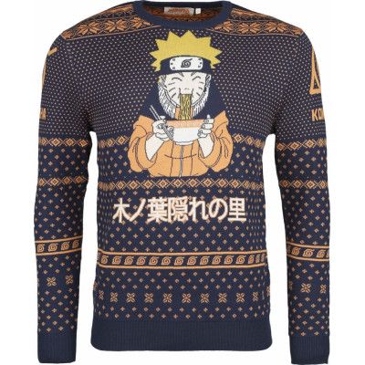 Naruto - Anime Christmas jumper - Ichiraku Ramen Shop - S L - för Herr - flerfärgad