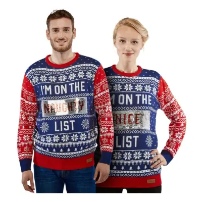 Naughty or Nice Jultröja - Small