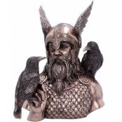Odins Messengers - Odinfigur med Kråkor 23 cm