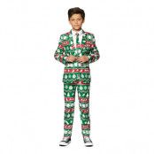 Opposuits Boys Christmas Green Nordic Kostym - 170/176