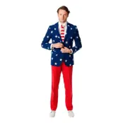 OppoSuits Stars and Stripes Kostym - 54