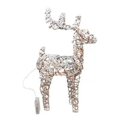 Julren med Snö LED - 48 cm