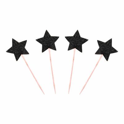 Partypicks Glittriga med Stjärnor - 20-pack