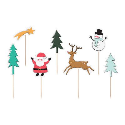 Partypicks Merry Xmas - 7-pack