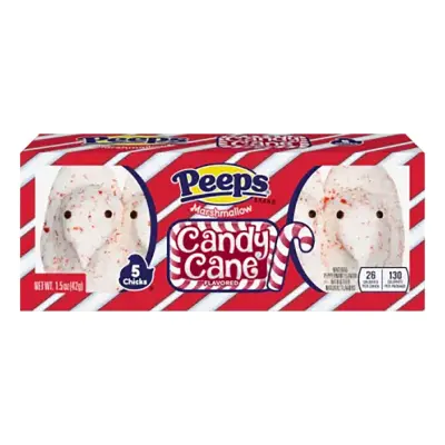 Peeps Marshmallow Candy Cane Chicks - 42 gram