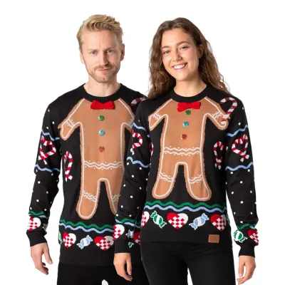 Pepparkaksgubbe Jultröja - Medium