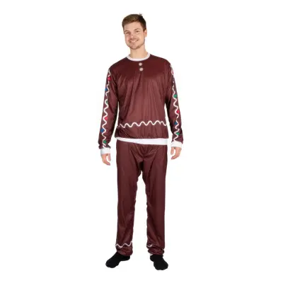 Pepparkaksgubbe Maskeraddräkt - One size