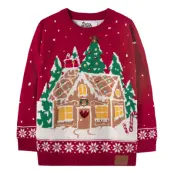 Pepparkakshus Jultröja för Barn - 10-12 år (146/152)