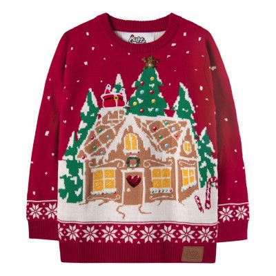 Pepparkakshus Jultröja för Barn - 6-8 år (122/128)