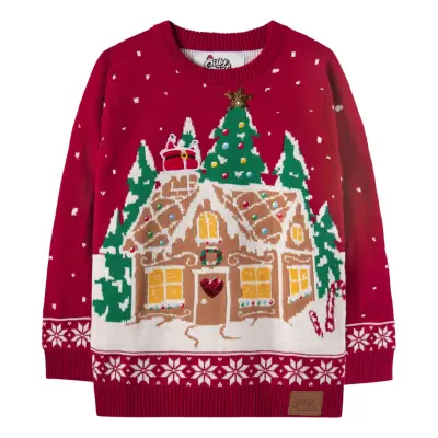 Pepparkakshus Jultröja för Barn - 8-10 år (134/140)