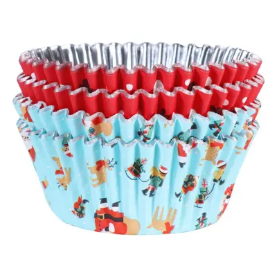PME Muffinsformar med Folie Jul - 60-pack