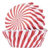 PME Muffinsformar med Folie Polkagris - 30-pack