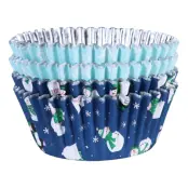 PME Muffinsformar med Folie Snögubbar - 60-pack