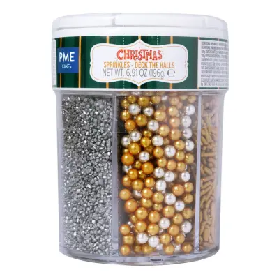 PME Strösselmix Guld/Silver Sparkle - 196 gram