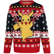 Pokémon - gaming Christmas jumper - Pikachu - XS 3XL - för Herr - flerfärgad
