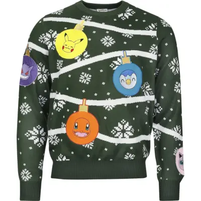 Pokémon - gaming Stickad jumper - Starter Pokémon - S XXL - för  flerfärgad