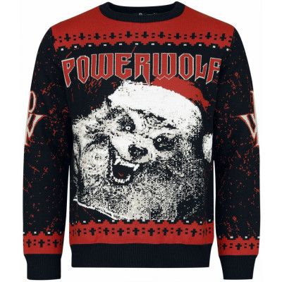 Powerwolf Christmas jumper - Holiday Sweater - L 5XL - för Herr - flerfärgad