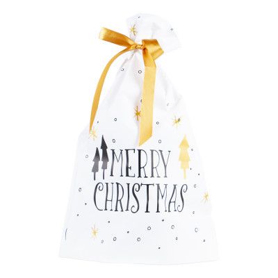 Presentpåsar Jul Stor - 15-pack Vita