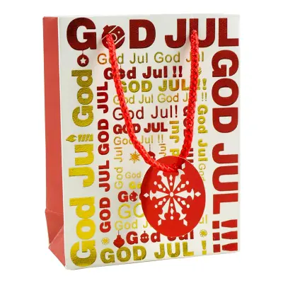 Presentpåse God Jul - Stor