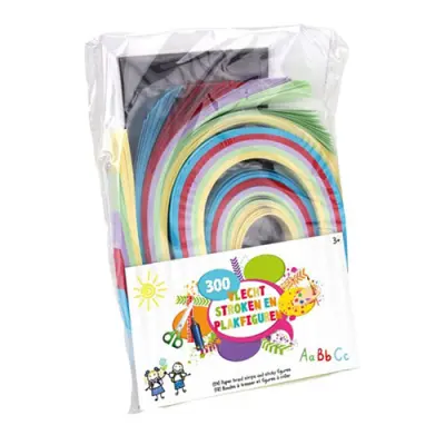 Pysselstrips Flerfärgade - 300-pack