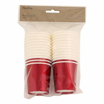 Röda Glöggmuggar Folie