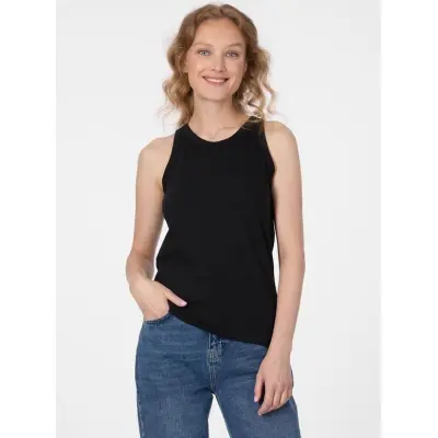 Ragwear Topp - JULYANA SLUB - XS XL - för Dam - svart