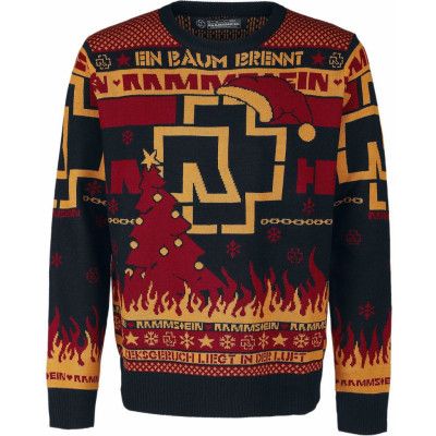 Rammstein Christmas jumper - Holiday Sweater - S 5XL - för Herr - flerfärgad