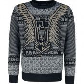 Rammstein Christmas jumper - Holiday Sweater Gold - XL 3XL - för Herr - svart/guld