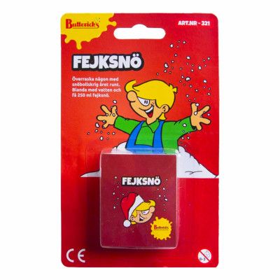 Fejksnö Skämtartikel