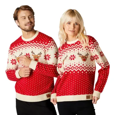 Retro Ren Jultröja - Medium