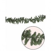 Rikgrön julgirlang med grenar 210 cm