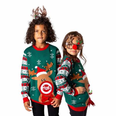 Rudolf Dartspel Jultröja för Barn - 8-10 år (134/140)