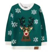 Rudolf Grön Jultröja för Barn - 2-4 år (98/104)