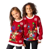 Rudolf LED Jultröja för Barn - 12-14 år (158/164)