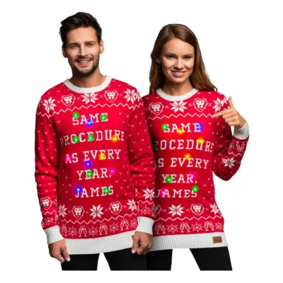 Same Procedure LED Jultröja - X-Small