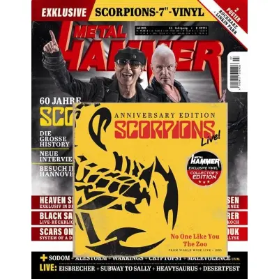 Scorpions Tidning - Metal Hammer - Juli 2025 - inkl. 7'' SCORPIONS - för