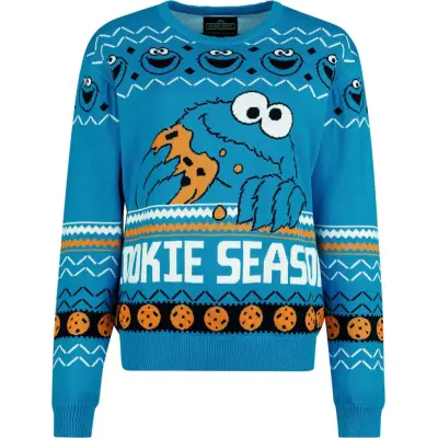 Sesam - Anime Christmas jumper - Cookie Season - S XXL - för Dam - flerfärgad