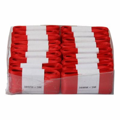 Sidenband Röd -  3,8cmx3m