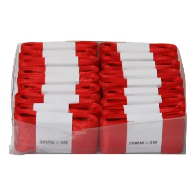 Sidenband Röd -  3,8cmx3m