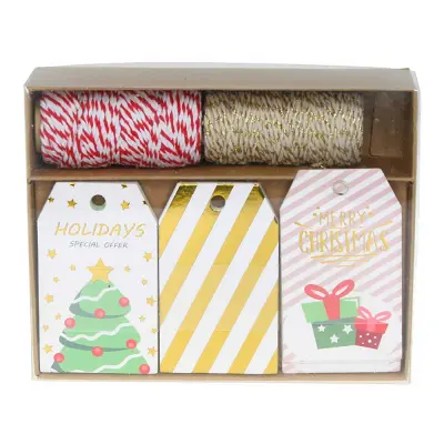 Snöre & Juladresser Kit - 32-pack