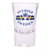 Snapsglas Svenska Flaggan - 1-pack