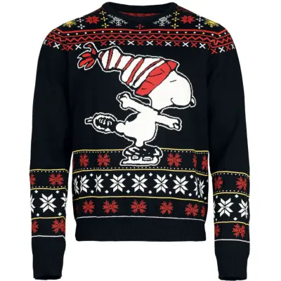 Snobben - Anime Christmas jumper - Snoopy - S XXL - för Herr - flerfärgad