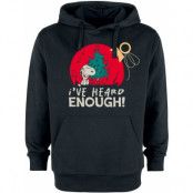 Snobben - Anime Luvtröja - Snoopy - I´ve Heard Enough! - S 3XL - för Herr - svart