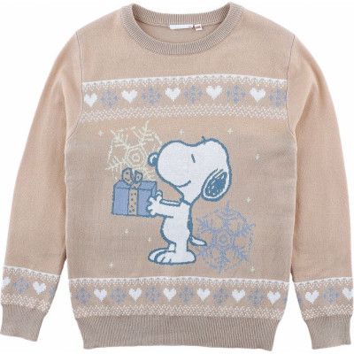 Snobben - Anime Sweatshirt - Barn - X-Mas Snoopy - 116 140 - för barn - flerfärgad