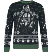 Star Wars Christmas jumper - Darth Vader - Merry Sithmas - M XL - för Herr - flerfärgad