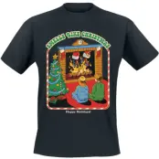 Steven Rhodes - Fun T-shirt - Smells like Christmas - M 3XL - för Herr - svart