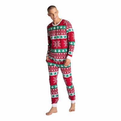 Stickad Julpyjamas Herr - XX-Large