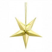 Stjärna i Papp Guld Metallic - 30 cm