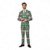 Suitmeister Christmas Green Nordic Kostym - 50